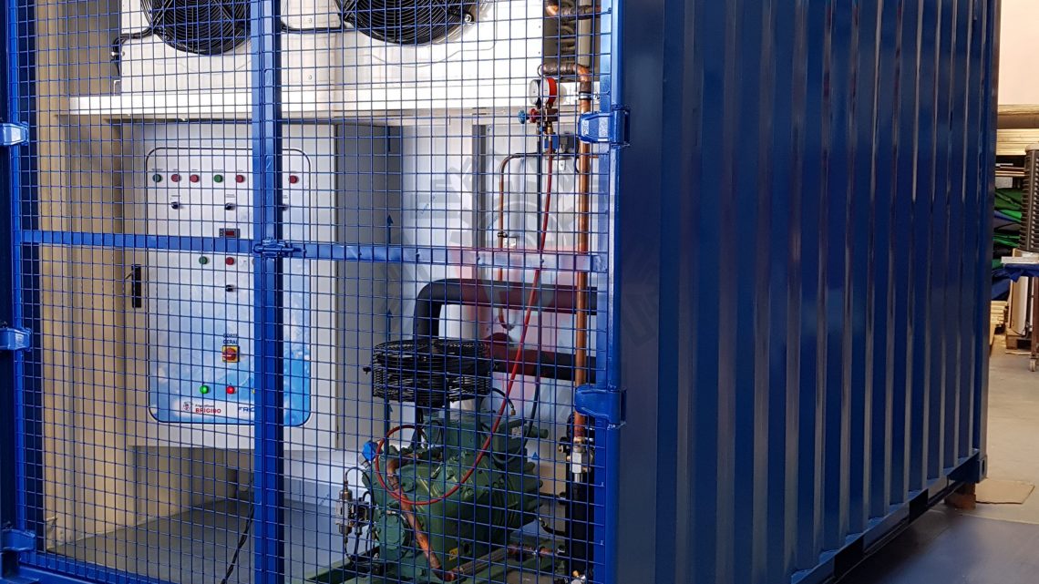 Vista Zona Técnica Tunel Congelação Contentorizado - F. Brigido